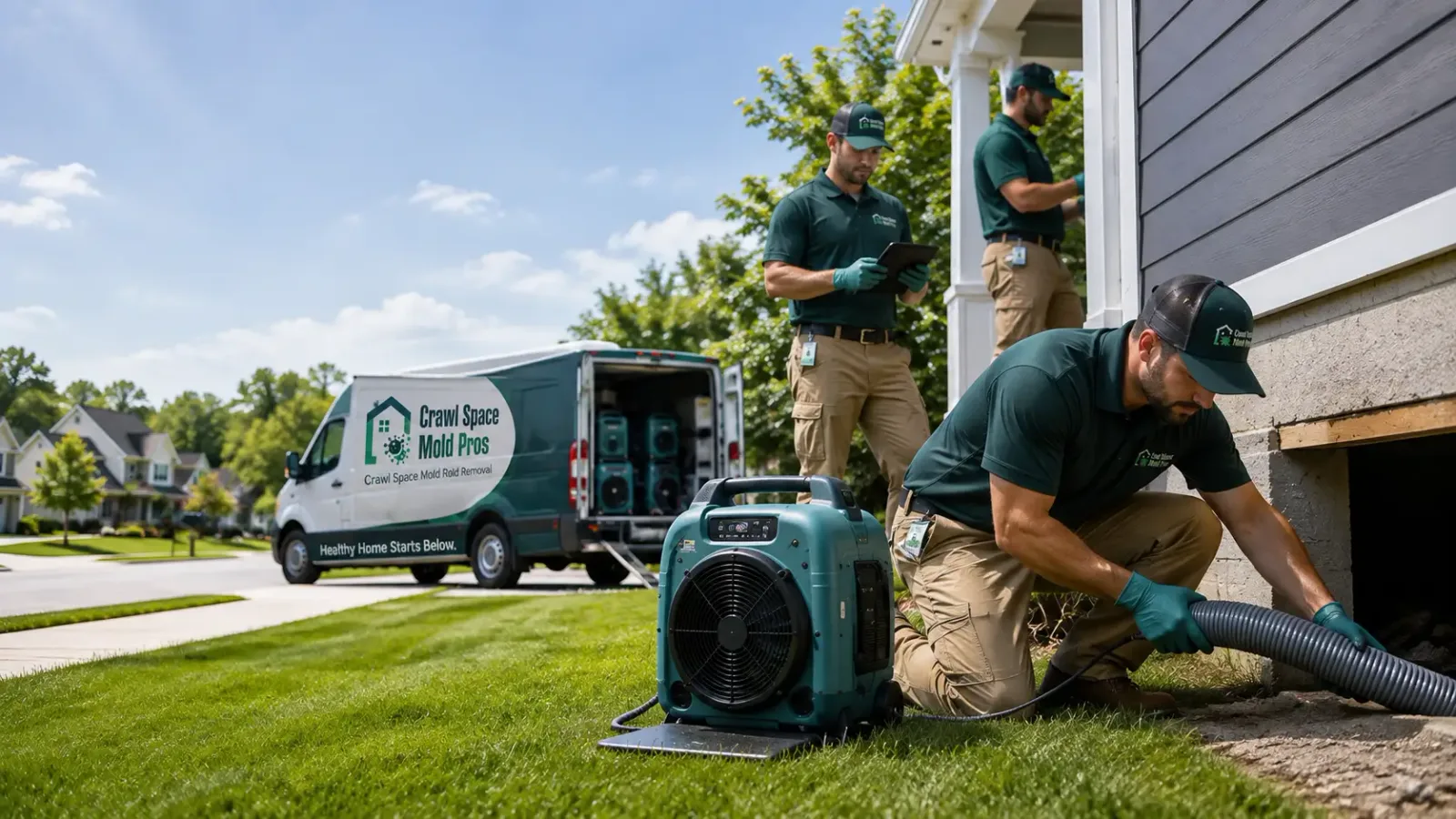 Crawl Space Mold Removal in Gwynedd, PA